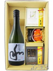 蓬莱泉 ( ほうらいせん ) 純米吟醸 和 ( わ ) 720ml + クリームチーズ2種 + めんたい豚角煮セット 【 8328 】 【 日本酒・おつまみセット 】のサムネイル