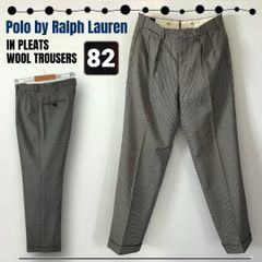 90s名作Polo Ralph Laurenグレンチェックウールスラックスラルフ
