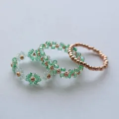 ビーズリングセット