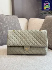 【今日特価】Chanel ヴィンテージ エアポートバッグ ラージ 45cm デニムキャンバス