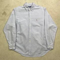 90年代 Ralph Lauren ラルフローレン YARMOUTH オックスフォードシャツ メンズXL相当 