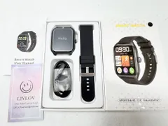 【HY】【新品】スマートウォッチ 1.9インチ大画面 Bluetooth5.3 通話 音楽再生 100運動モード iPhone/Android対応 健康管理 多機能[ゆうパケット発送、送料無料]HY003