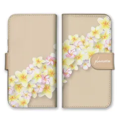 iPhoneXR  ケース 手帳型 アイフォンXR スマホケース 携帯ケース プルメリア ハワイアン ハワイ レイ 花の冠 南国 花柄 ボタニカル フラワー おしゃれ かわいい カラー05