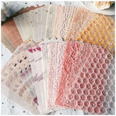 【新着商品】Arpaper コラージュ 素材 デザインペーパー シール ステッカー 詰め合わせ 女の子 メッシュ生地 素材紙 紙もの 背景紙 レース ペーパー シール ヴィンテージ 韓国 おしゃれ かわいい 手帳 スマホ ノート デコ コラージュ アレンジ パ