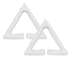 【特価商品】芸能人 シンプル イヤカフ 三角 アクセサリー イヤーカフ イヤリング メンズ ANDERSEN] レディース ゴールド [ALICE シルバー ピアス