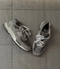 【美品】ニューバランス M992GR USA製 ダッドスニーカー グレー EXCELLENT USED) NEWBALANCE M992GR 