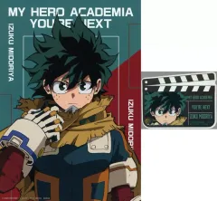 【中古】グッズセット 緑谷出久 キャンバス風イラストボード＆ステッカー 「一番くじ 僕のヒーローアカデミア YOU’RE NEXTー」 H賞