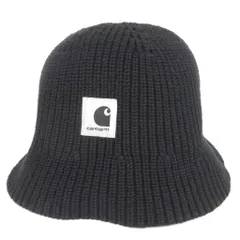 カーハート carhartt WIP 美品 PALOMA HAT パロマハット ロゴ 黒 ブラック M/L 帽子