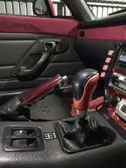 スズキ　カプチーノ　取付例あり　ハイクオリティ/色選択 サイドブレーキカバーメッシュタイプ 汎用 パーキングブレーキカバー 軽トラ 内装 インテリア カスタム ドレスアップ シフトノブ に相性抜群