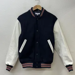 UNITED ARROWS BEAUTY & YOUTH ユナイテッドアローズ　ビューティ＆ユース ジャケット、上着 ジャンパー、ブルゾン ウール レザー コンビ 無地 スタジャン