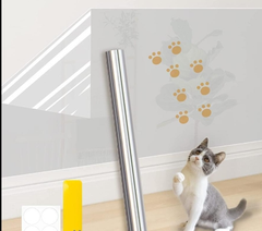 壁紙保護シート ペット 幅90cm 長さ5m 猫 つめとぎ 防止 シート 爪研ぎ 壁保護シート 静電吸着 剥がせる壁紙 透明 壁汚れ防止シート ひっかき防止