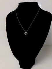 GIVENCHY/ジバンシー　ラインストーン　ネックレス　シルバー　ヴィンテージ　SH211