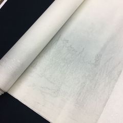 【銀水草水印箋　2×6　2枚入】楮紙　仮名調和体向き
