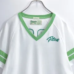 90s  Abercrombie & Fitch アバクロ ナンバリング フットボールTシャツ ゲームシャツ 白 緑 ヴィンテージ ビンテージ 古着 メンズ Mサイズ