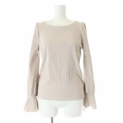 プロポーション ボディドレッシング PROPORTION BODY DRESSING カットソー 長袖 フェイクパール S ピンクベージュ /AT ■OSのサムネイル
