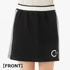 【セシルマクビー】CECIL McBEE green  バイカラーDBスカート（ﾌﾞﾗｯｸ）【Sサイズ】