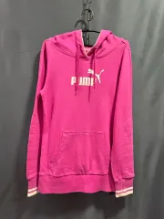 PUMA(プーマ) ピンク フード ロングスリーブ T シャツ ( M サイズ