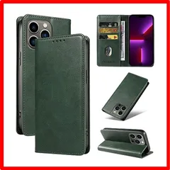 【匿名配送】 iPhone 13ProMax_グリーン 【iPhone 13ProMax ケース 手帳型】iphone13プロマックスケース 携帯ケース あいふ