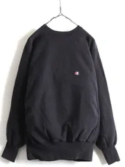 黒 90s USA製 チャンピオン リバースウィーブ スウェット (XL)