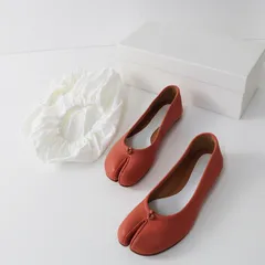 新品 メゾンマルジェラ Maison Margiela 2022年 S58WZ0042 タビ 足袋 レザー バレエシューズ パンプス 36.5/ピンク【2400013484374】のサムネイル