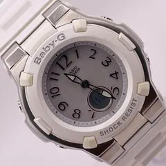 （T660）良品 正常稼動 CASIO カシオ 電波ソーラー Baby-G ベビージー BGA-1100-7B2JF 人気 時計 レディース ユニセックス