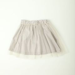whip cream/ダイヤチュール×タフタリバーシブルスカート　新品子供服100、110  キッズ 女の子