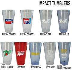 IMPACT TUMBLERS 　タンブラー　16ozコップ　アメリカン雑貨 