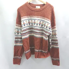 ◇ ⊇ MN.L カジュアル 長袖 ニットセーター サイズF ブラウン系 レディース E  【1505290000659】