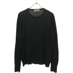uniform experiment × JOHN SMEDLEY ユニフォームエクスペリメント × ジョンスメドレー 20AW ハイゲージコットンニットセーター UE-202107 ブラック 4のサムネイル
