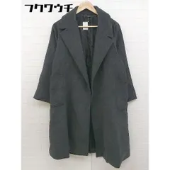 ■ merlot メルロー長袖 チェスターコート サイズF グレー レディース 【中古】 【1105210019909】のサムネイル