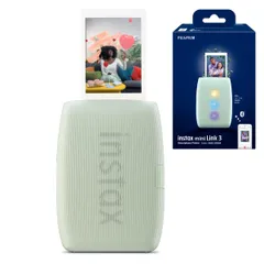 ★即日発送★富士フイルム(FUJIFILM) チェキ スマホプリンター instax mini Link3 セージグリーン INS MINI LINK3 S GREEN