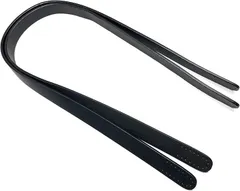 and.A 本革 レザー バッグの持ち手 取っ手 65cm 縫付 ハンドメイド ショルダーバッグ バッグ制作 トートバッグ ハンドバッグ 材料(ブラック)