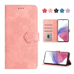 【数量限定】携帯カバー ケース ケース ケース 財布型 手帳型 手帳型 手帳型 5G 5G A53 カード収納 A53 A53 ギャラクシー ギャラクシー 美しい桜の柄 マグネット式 かわいい 高級PUレザー スマホケース スマホケース カバー カバー スタン