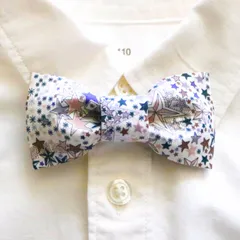 蝶 ネクタイ 星柄 リバティ Adelajda セレモニー キッズ 男の子 入園 卒園 結婚式 七五三 発表会 記念写真