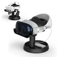 VR ヘッドセット VR に対応 アクセサリー VR2 pro/PS 、Quest/Quest 4/Vision 3/PICO 2 Quest For に対応ヘッドセットおよびコントローラー用スタンド スタンド AMVR