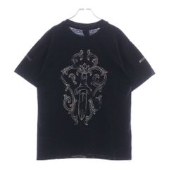 CHROME HEARTS (クロムハーツ) OLD MAXFIELD COLLABORATION BIG DAGGER TEE マックスフィールド胸ポケット バックダガープリント 半袖Tシャツ カットソー ブラック