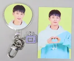 【中古】雑貨 ミンギュ MINI IMAGE PICKET KEYRING(ミニうちわキーリング) 「2020 SVT 4th FAN MEETING SEVENTEEN in CARAT LAND」