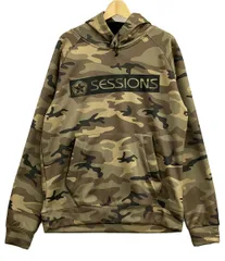 SESSIONS 撥水プルオーバーパーカー 迷彩