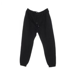 サンローラン SAINT LAURENT パンツ 802189Y36SW1000M ブラック コットン スウェットパンツ メンズ 新品