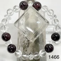 ガーネット　パワーストーンブレスレット　内径約16cm