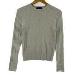 UNTITLED アンタイトル クルーネックニット size0/グレー