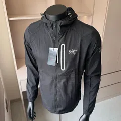 【新品】ARC’TERYX アークテリクス Incendo ハイブリッド フーディー 薄手シェル 通気性抜群 UVカット 黑 男女兼用