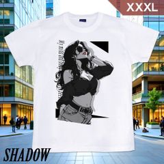 GENJU XXXLサイズ イラスティック　都会的　グラフィック メンズ 美人 Tシャツ 半袖 Don't tie me down. 