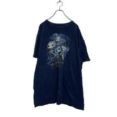 STAR WARS POP TEES 半袖 キャラクター プリントTシャツ 2XL ネイビー スターウォーズ クルーネック 古着卸 アメリカ仕入 a605-7513