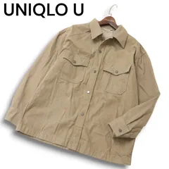 21SS★ UNIQLO U ユニクロ ユー ルメール 長袖 ワーク デニム オーバーサイズ シャツ Sz.L メンズ