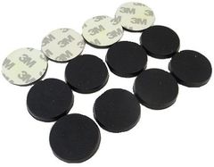 ゴム足　円の直径φ33mm　高さ4mm　シール接着ゴム足　ゴム足　12個入　＜2zi-043＞