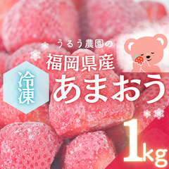 【減農薬】即日冷凍！福岡県産冷凍いちご 1kg