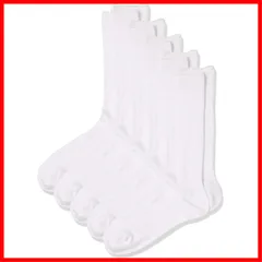 【人気商品】[フクスケ] スクールソックス【26cm丈】 通学 抗菌防臭 吸水速乾 5足組 ガールズ