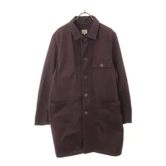 グリーンレーベルリラクシング 長袖 ステンカラーコート M ボルドー系 green label relaxing ユナイテッドアローズ メンズ 古着 【240411】