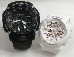 恋人たちのGショックペアウオッチG-SHOCK BABY-G  ペア腕時計 カシオ 2本セット アナデジGA-2000S-1AJF BA-110RG-7AJF  ラッピング無料  メッセージカード手書きします 　クリスマス プレゼント 誕生日 御祝い還暦 銀婚